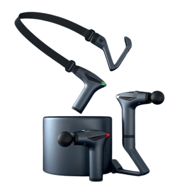 nouveau pistolet de massage 3en1 STARICARE, Séparables vibrations massages 3en1 multifonctions STARICARE