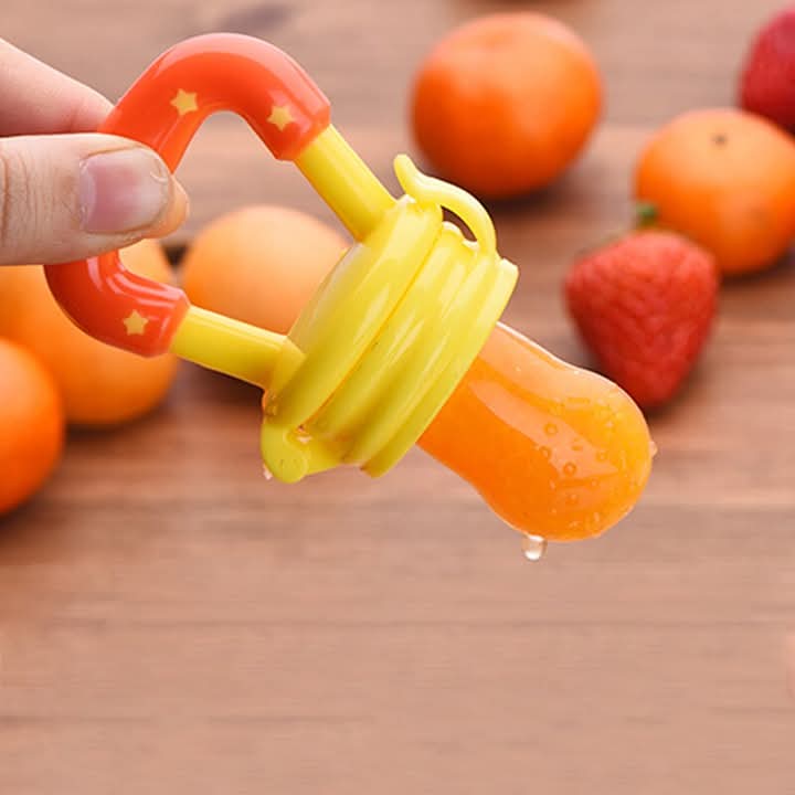 Coupe-ongles électrique pour bébé, outil de polissage des ongles + Sucette à fruits + Gant de dentition