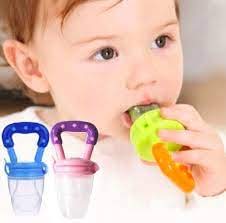 Coupe-ongles électrique pour bébé, outil de polissage des ongles + Sucette à fruits + Gant de dentition